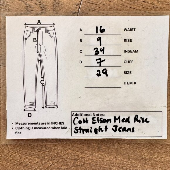 Citizens of Humanity Elson Medium Rise Straight Jeans - Picture 13 of 13